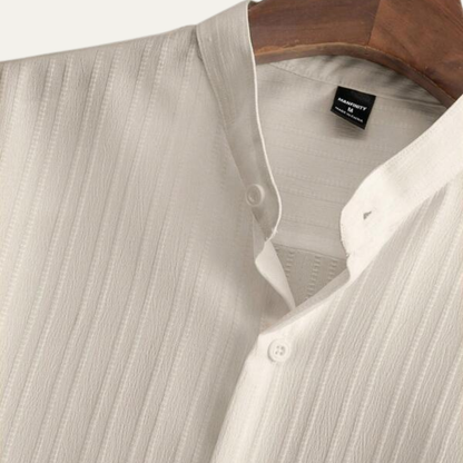 Men's Linen Summer Casual Shirt And Pants Set