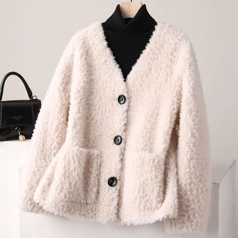Luxurious Sheepskin Winter Coat