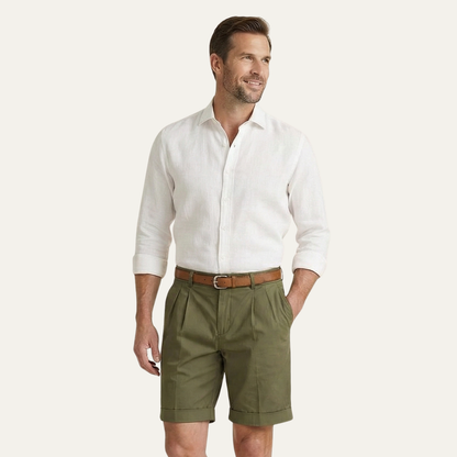 Henwick Men's Linen Shorts Tailored