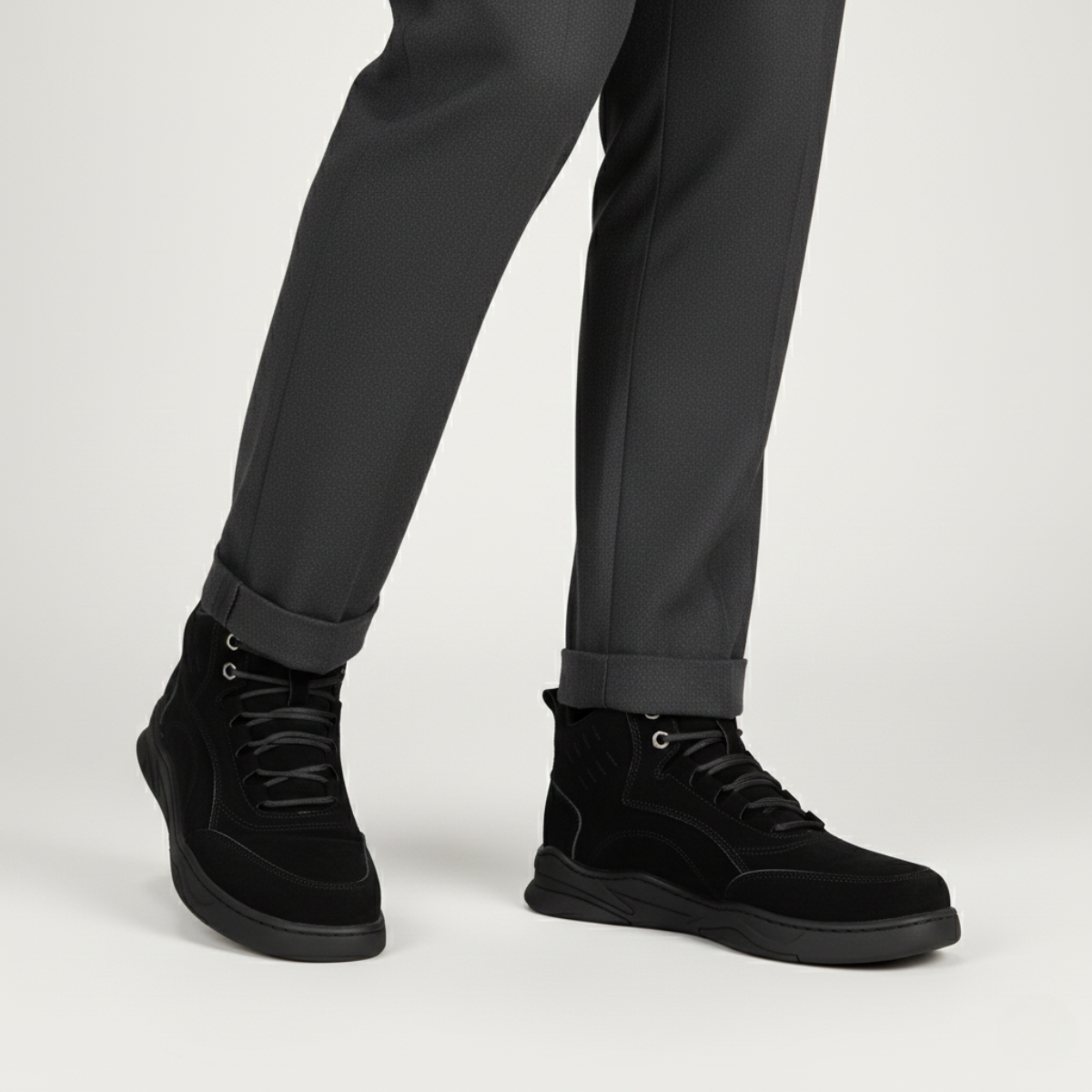Men's Fur Lined High Snow Boots