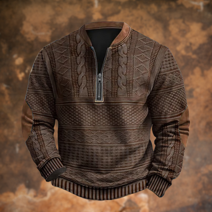 Men's Lightweight Breathable Half Zip Sweater