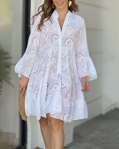 Women's Slimming Flowy Summer Dress Casual Loose Fit - VibreMode