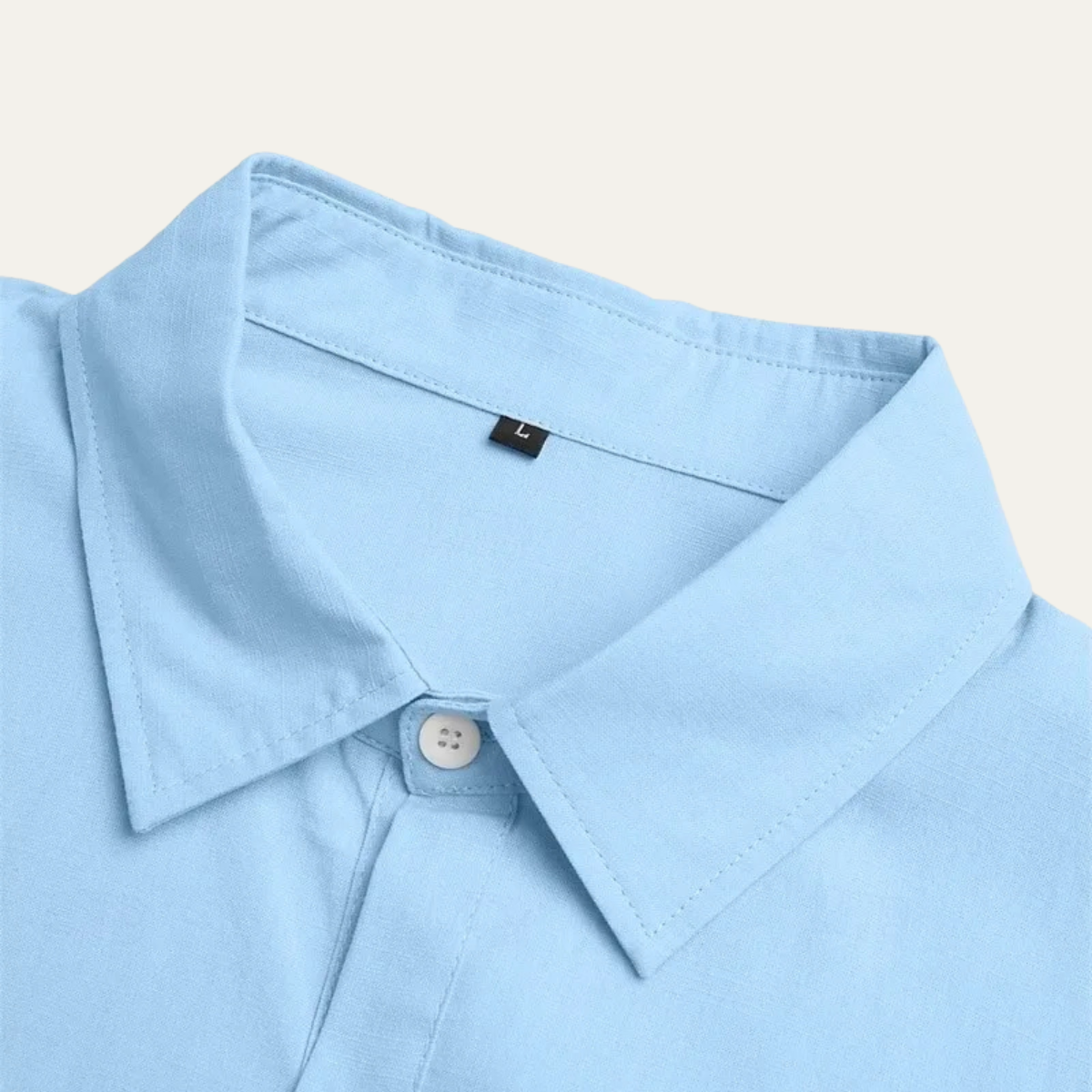 Men's Cotton Linen Shirt Breathable Relaxed Fit