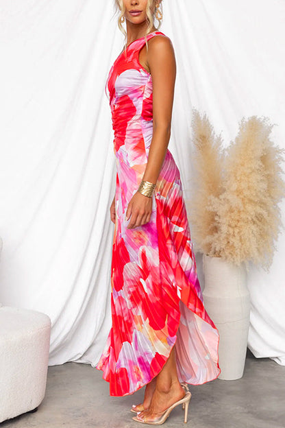 Floral Ruffle Sundress for Women