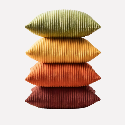 Bohemian Striped Pillow Covers Set of 4
