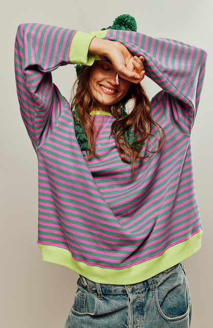 Soft Plush Crew Neck Sweater - VibreMode
