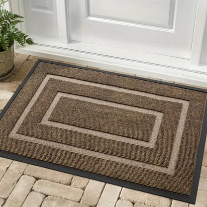 Rubber Door Mat Water-Resistant Durable