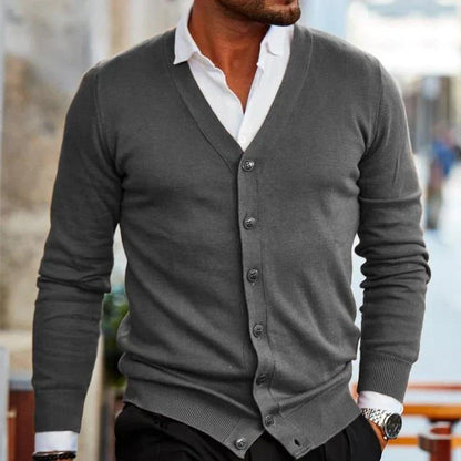 Men's Knitted Cardigan Sweater
