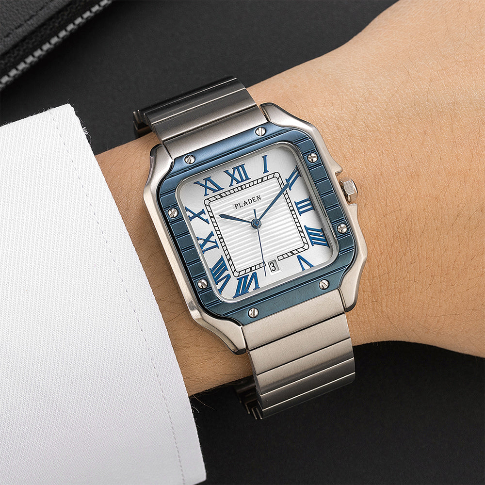 Elegant Leather Strap Watch - VibreMode