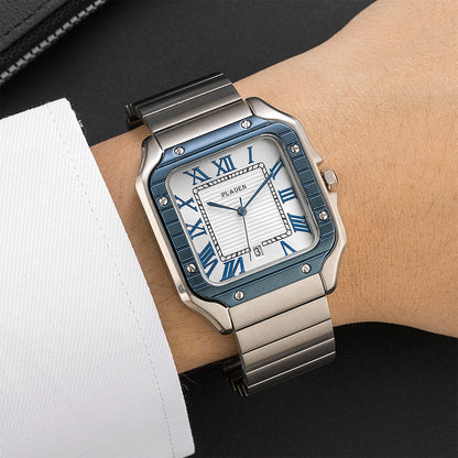 Elegant Leather Strap Watch - VibreMode