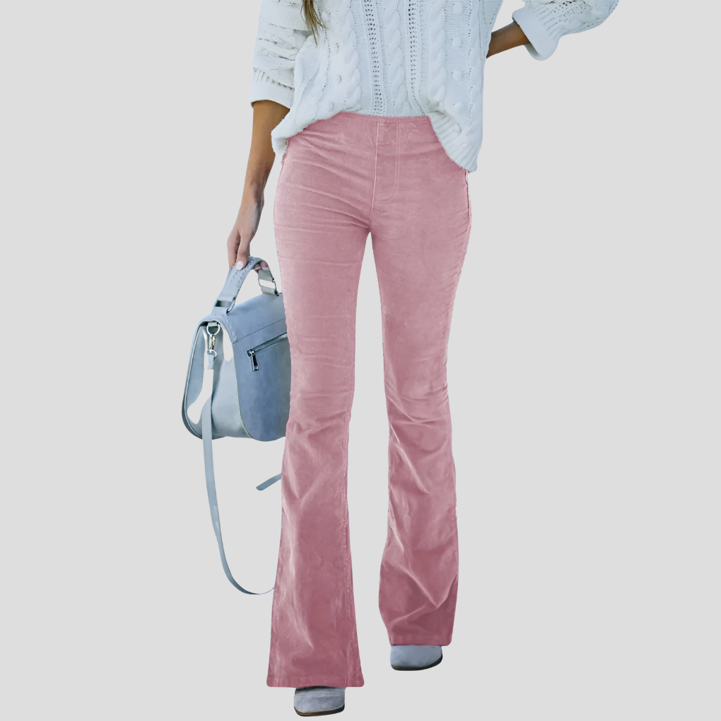 Women's Corduroy High Waist Pants
