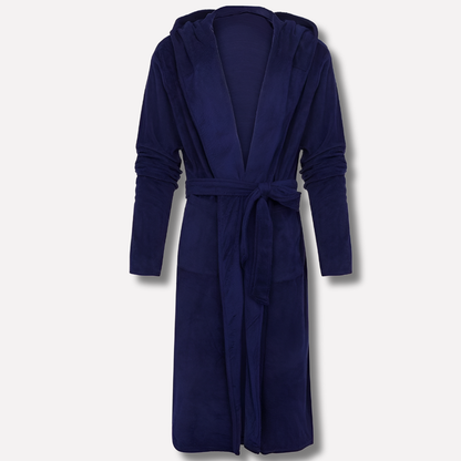 Men's Fleece Bathrobe Soft Comfortable