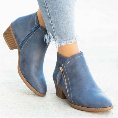 Comfortable Low Heel Ankle Support Boots for Women