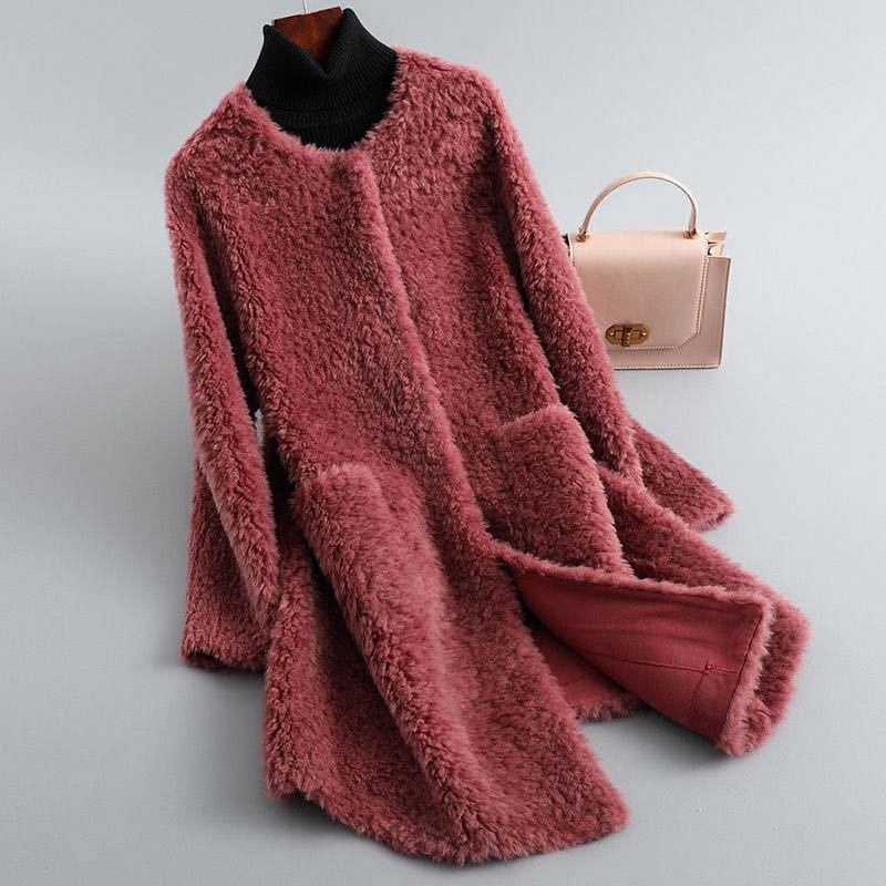 Luxurious Faux Fur Winter Coat
