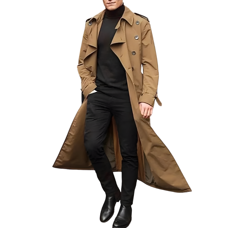 Men's Waterproof Trench Coat