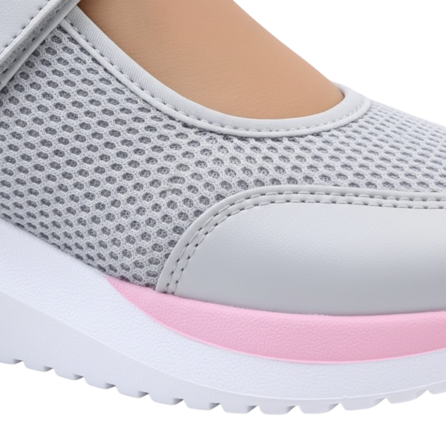 Comfortable Grid Pattern Chunky Sneaker Shoes
