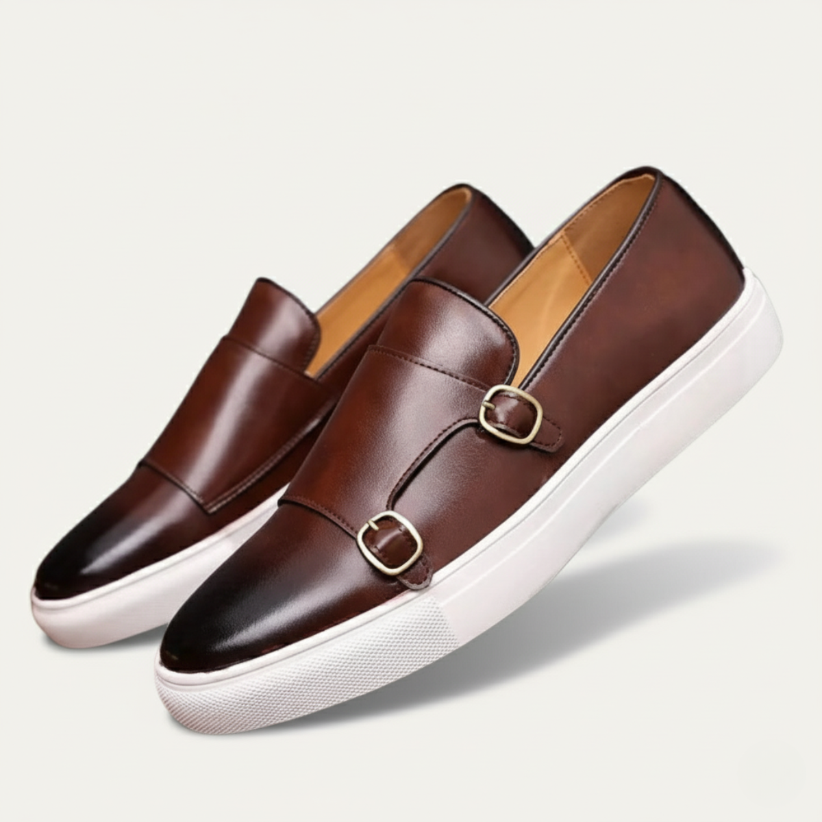 Men's Leather Loafers Modern Black
