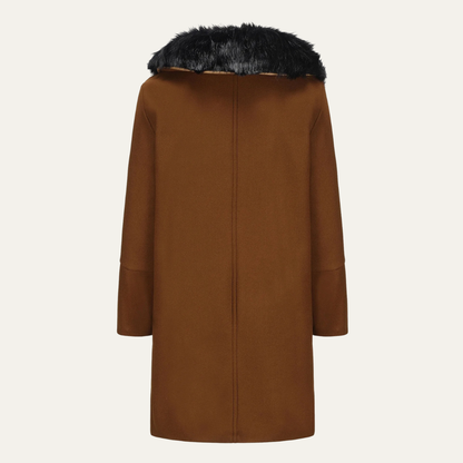 Men's Fur Collar Double Breasted Jacket