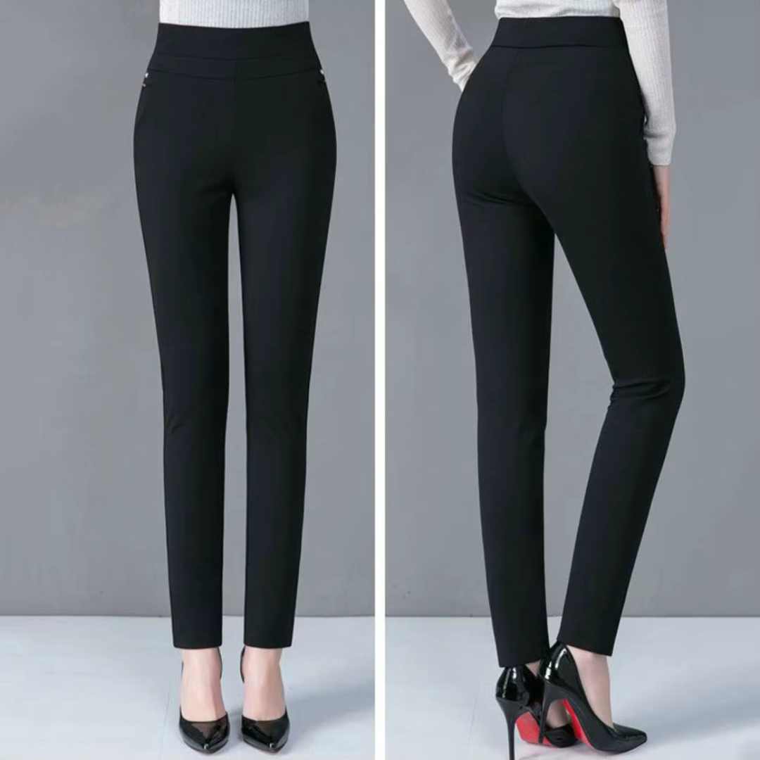 Women's High-Waist Stretch Pants Comfortable Fit