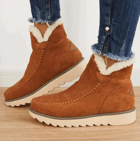 Chloe | Ladies Insulated Faux Fur Ankle Boot