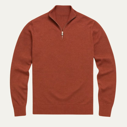 Bronx Men's Modern Quarter Zip Sweater