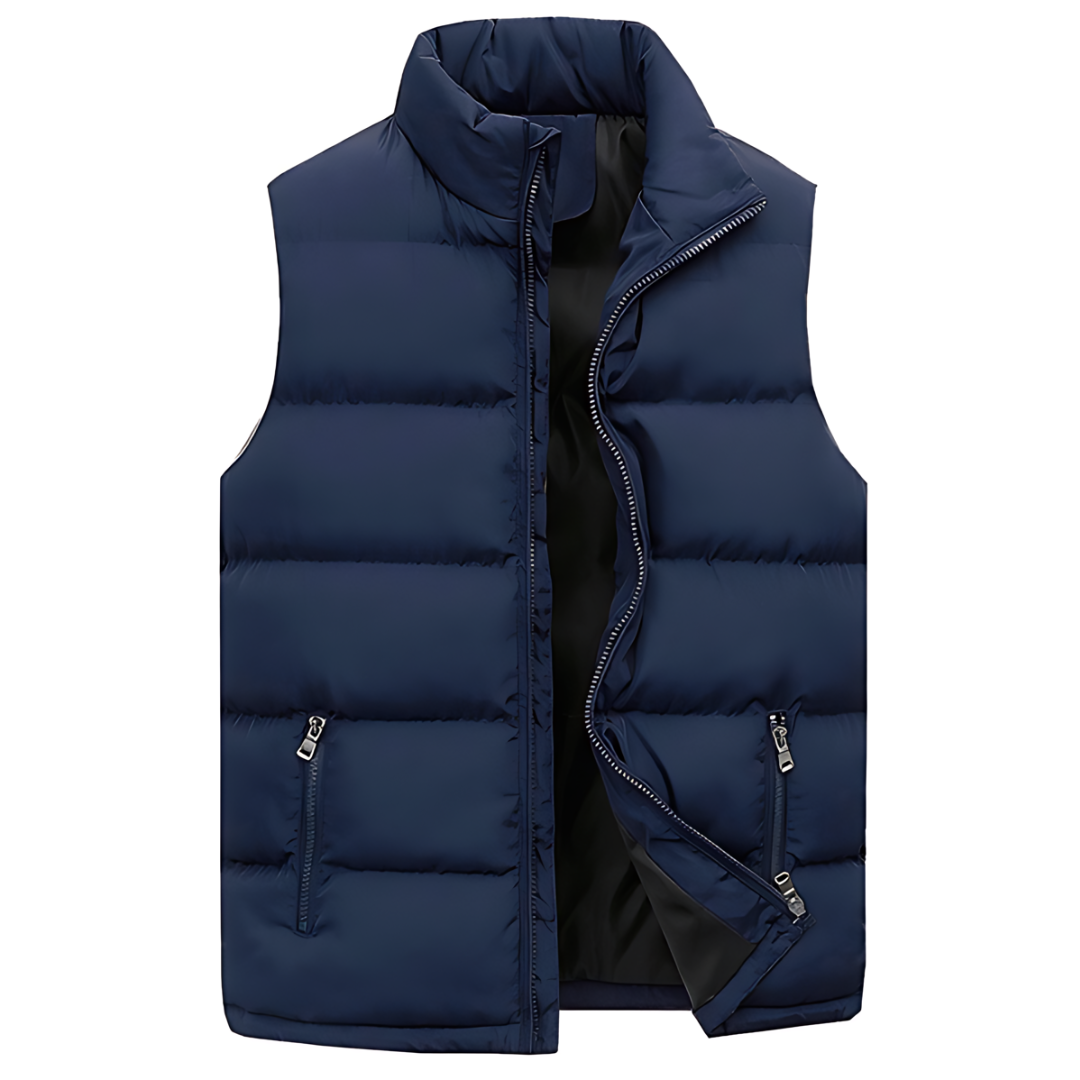 Warm Men's Sleeveless Puffer Vest