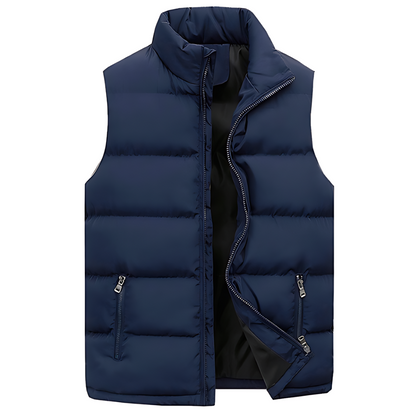 Warm Men's Sleeveless Puffer Vest