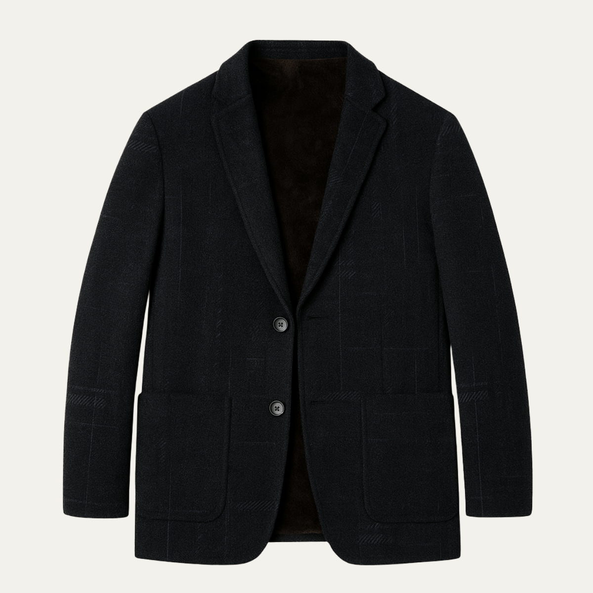 Men's Smart Blazer Warm Fur Lining - VibreMode