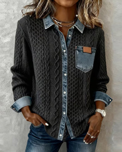 Women's Floral Long Sleeve Top - VibreMode