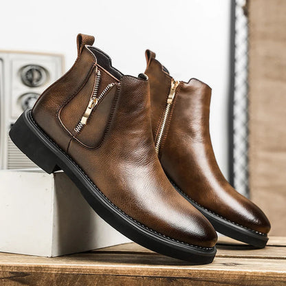Men's Chelsea Boots Vintage Leather