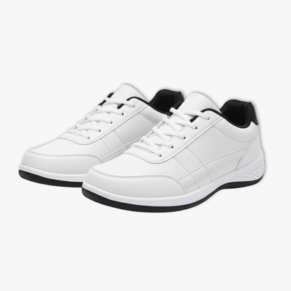 Men's Breathable Leather Everyday Sneaker Shoes