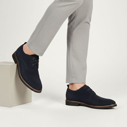 Men's Suede Dress Shoes Elegant Brown