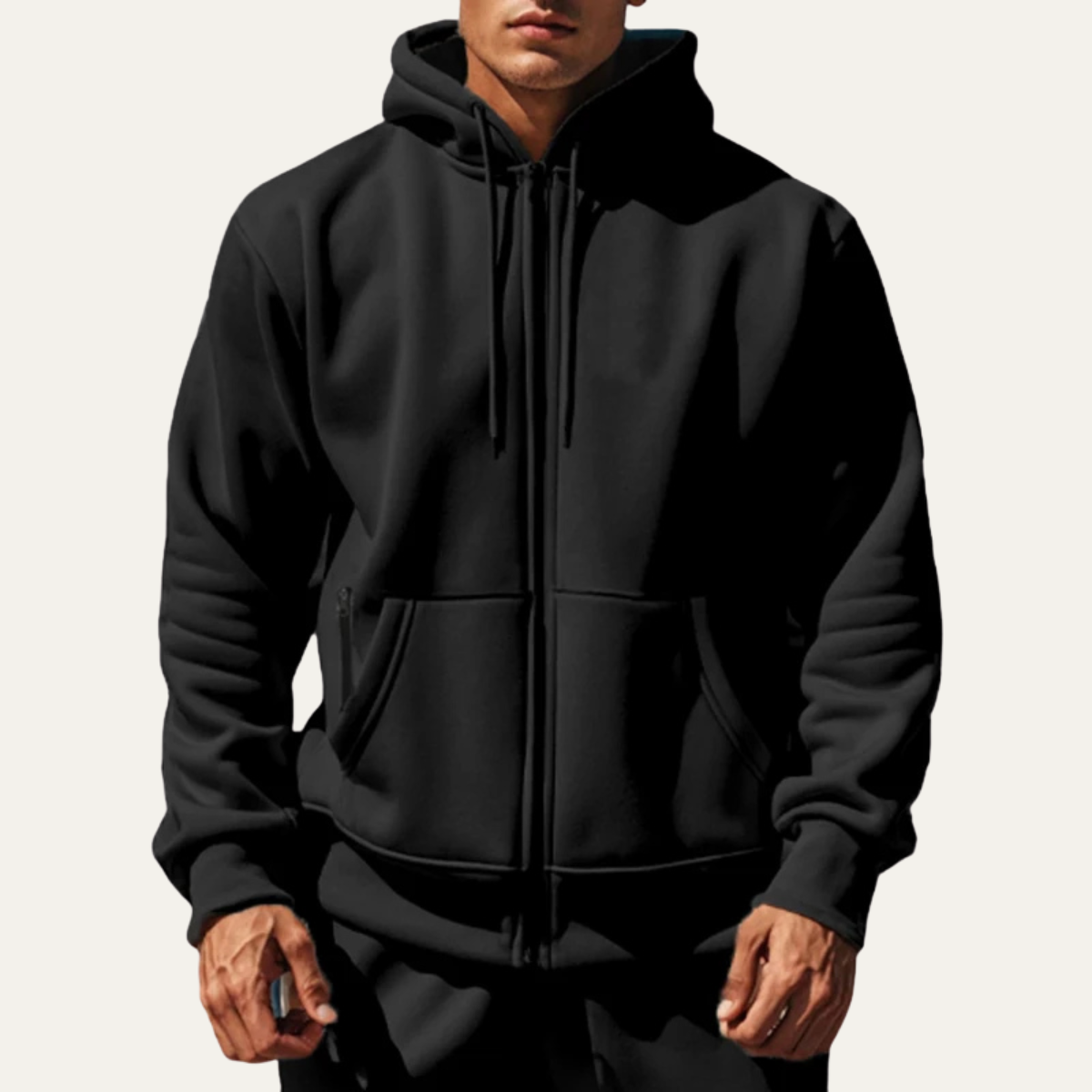 Lerici Men's Warm Zip Hoodie Jacket