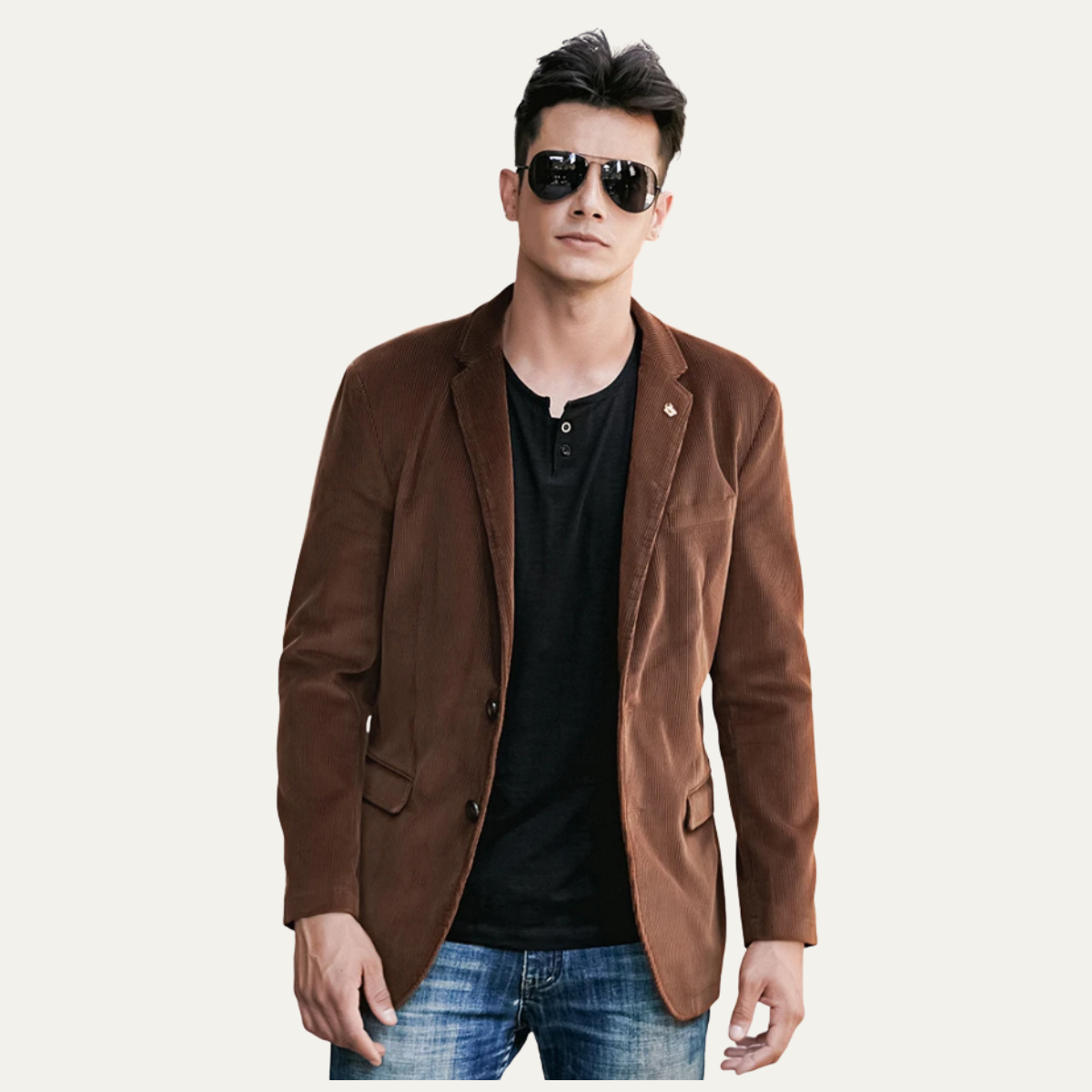Ridgewell Men's Corduroy Blazer Elbow Patches