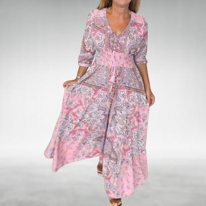 Elegant Long Flowy Women's Maxi Evening Dress