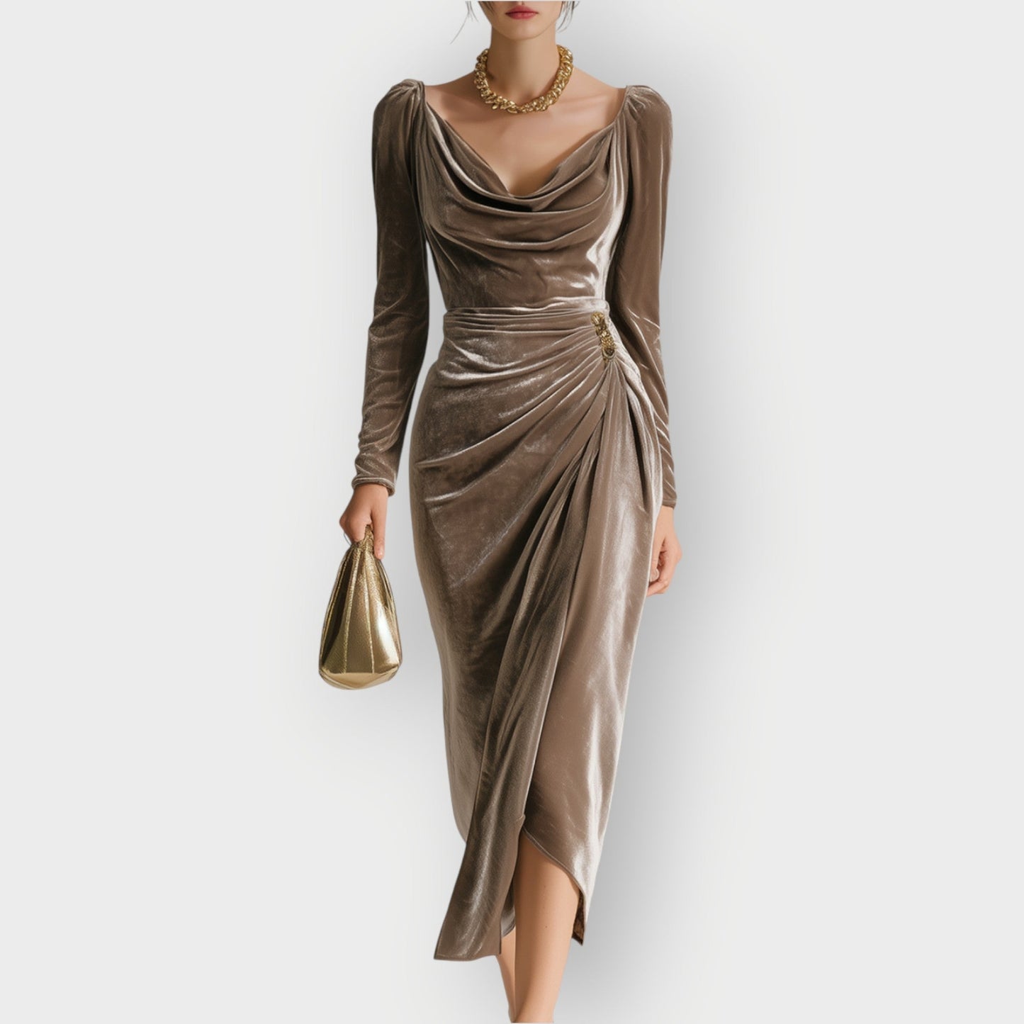 Classic Chic Knee Length Dress
