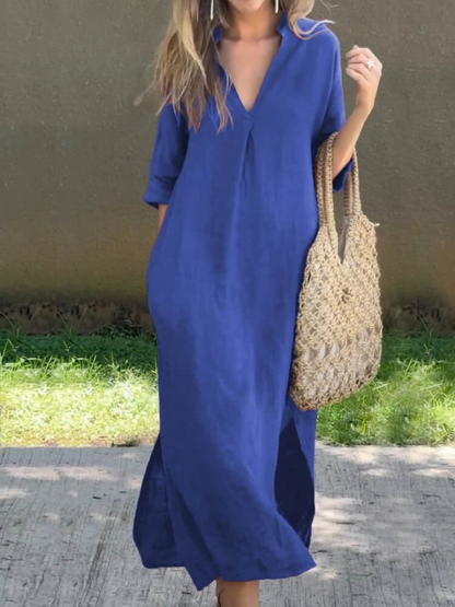 Women's Maxi Dress Elegant Floral Print