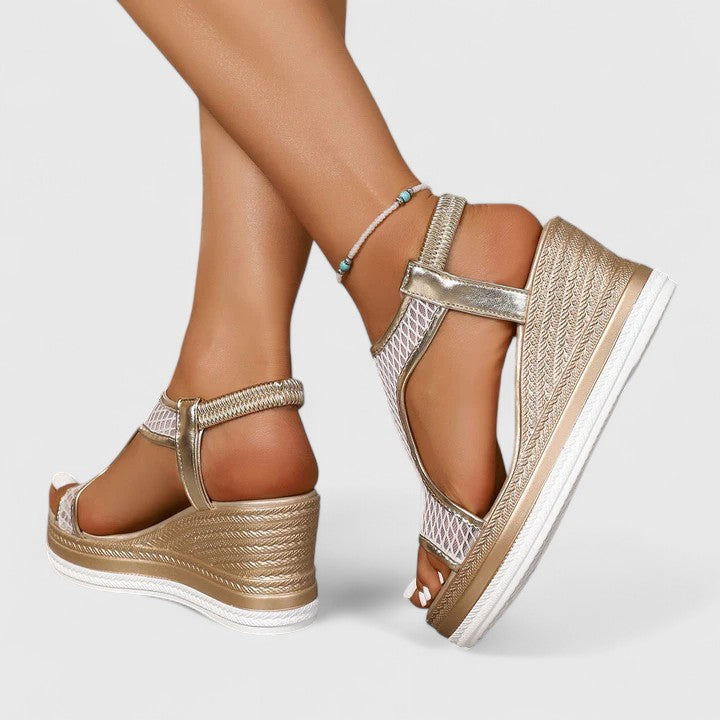 Luxurious strappy sandals