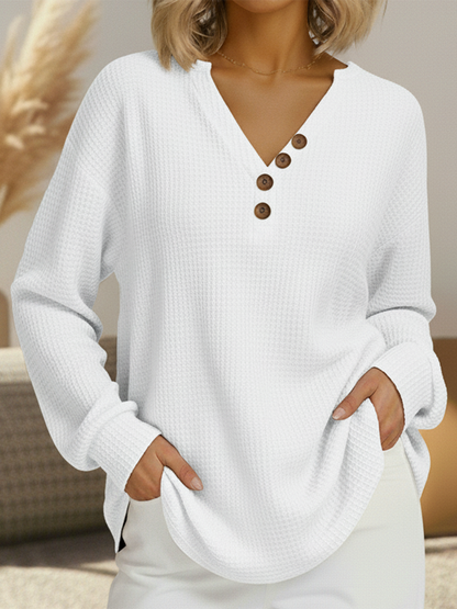 Cozy Crew Neck Long Sleeve Sweater