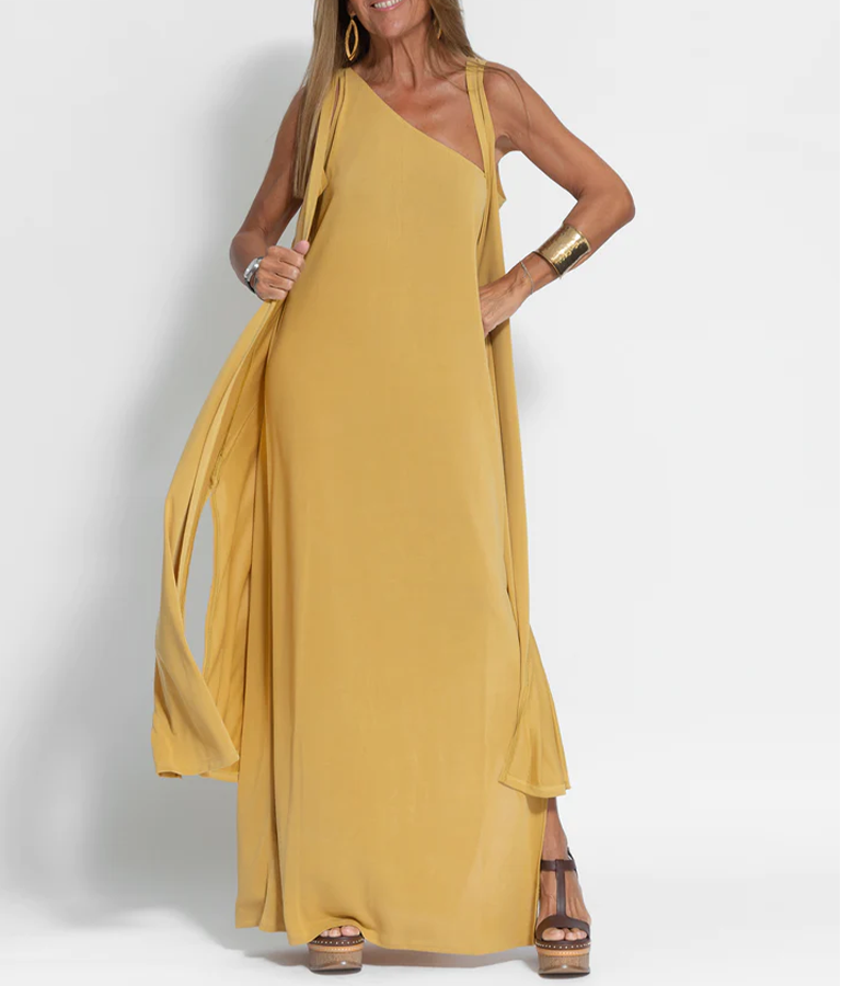 Chic Off Shoulder Floor Length Evening Dress