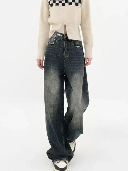 Ripped Vintage Style Jeans