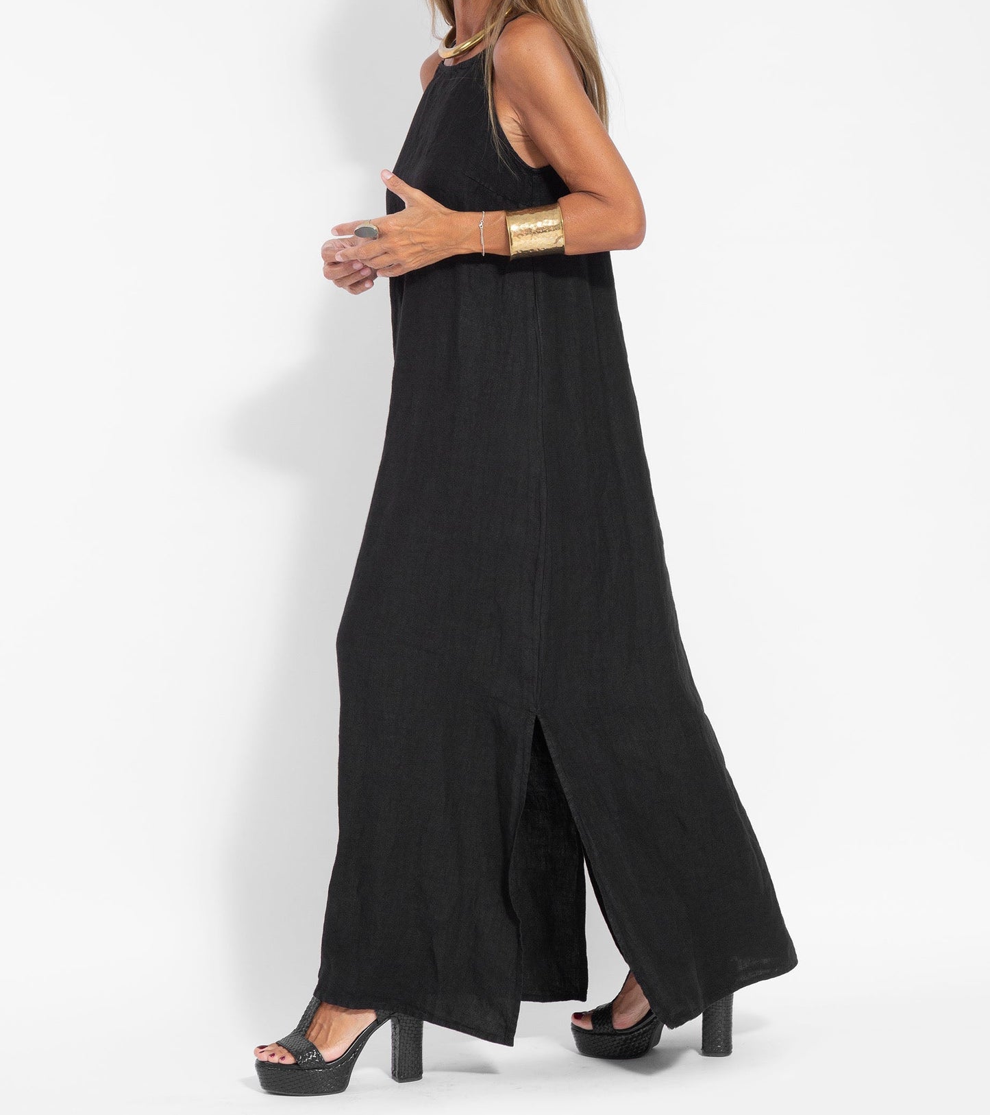Elegant Strapless Long Evening Dress