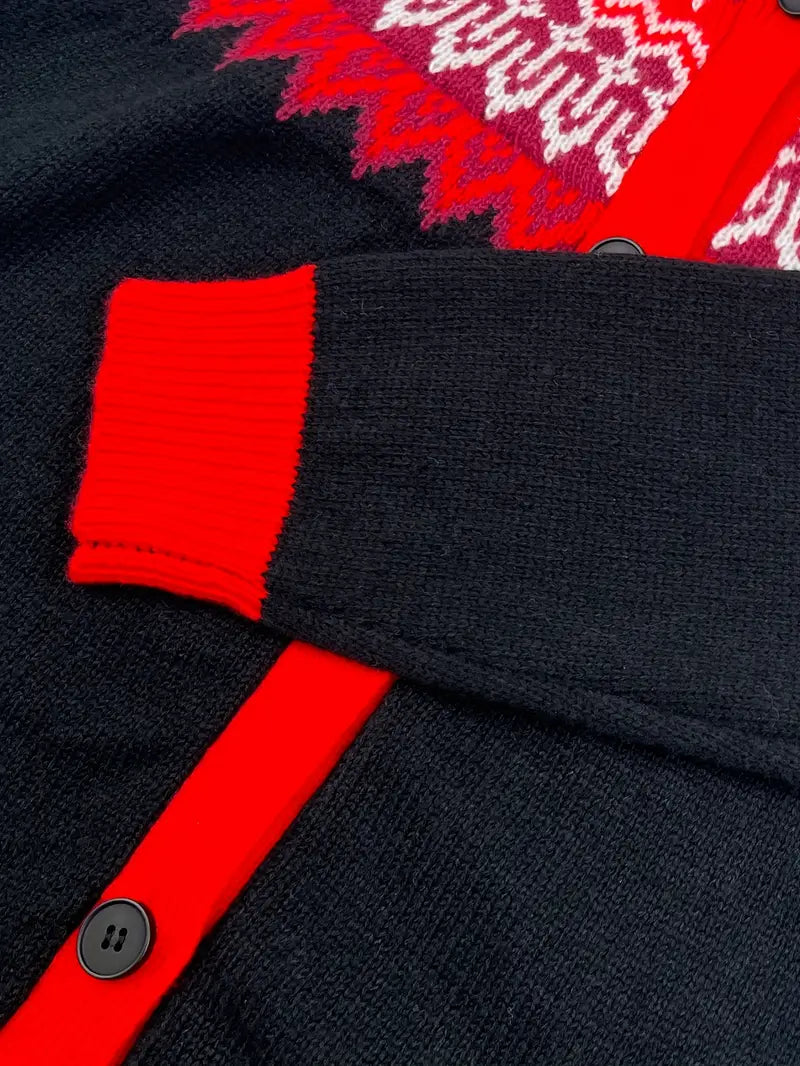 Relaxed Fit Hoodie Sweater Cardigan