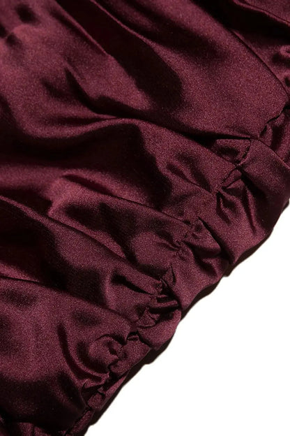 Women's Satin Sleeveless Mini Dress