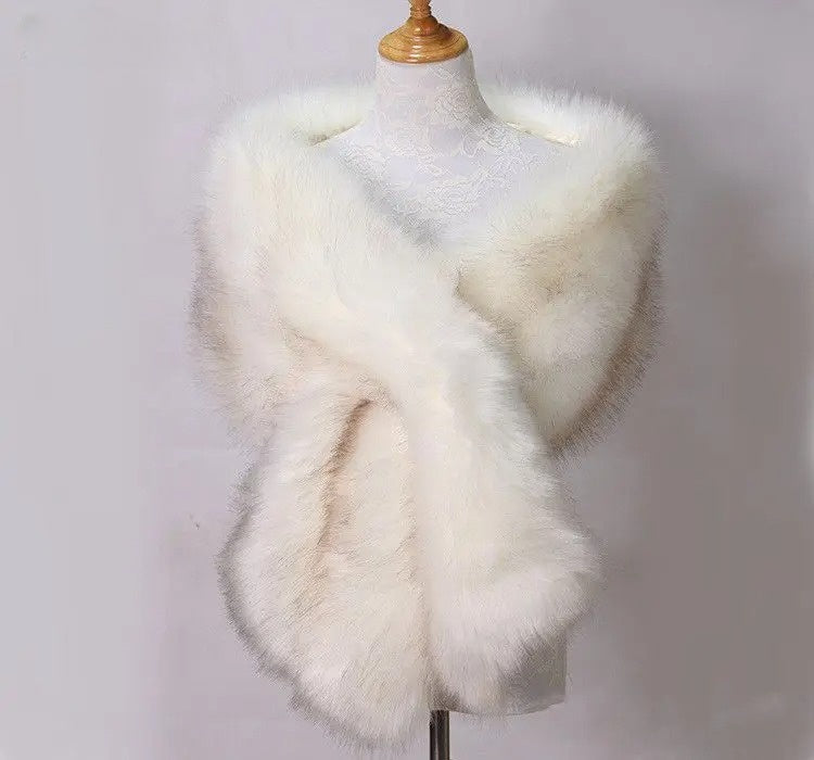 Isabella Women's Plush Shawl Wrap