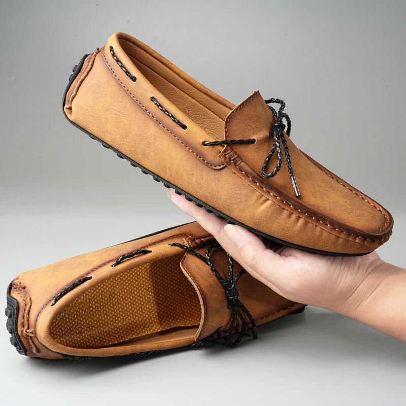 Men's Slip-On Moc Toe Loafers