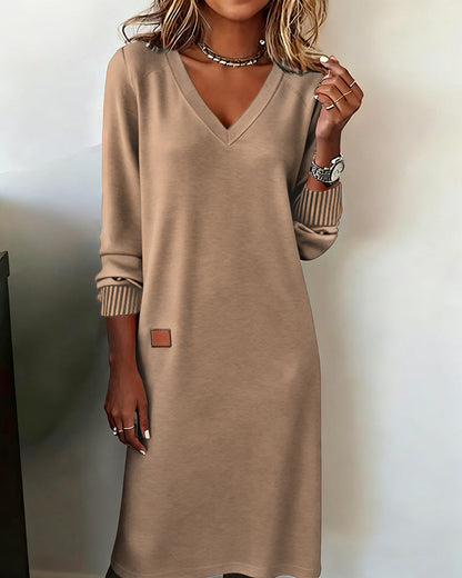 Women's A-Line Short Sleeve Dress