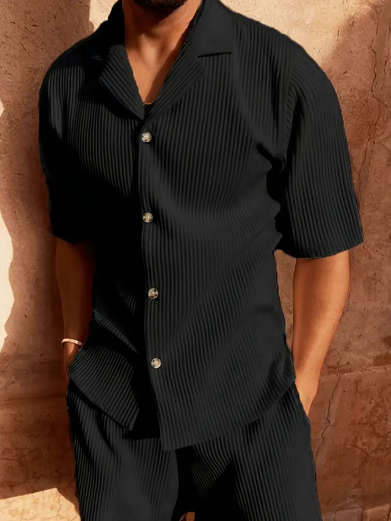 Linen Casual Summer Pants Set