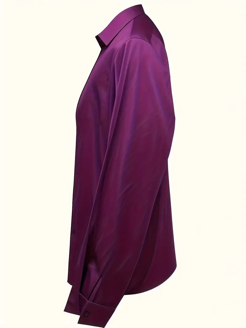 Luxury Soft V-Neck Satin Top