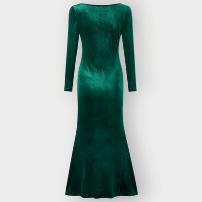 Elegant Night Velvet Dress